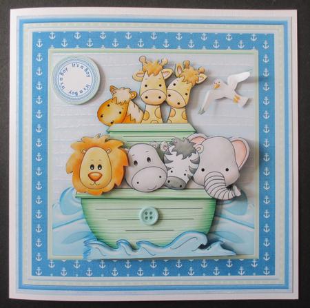 Animal Ark Birthday Ages Baby Christening Boy Mini Kit by Davina Rundle