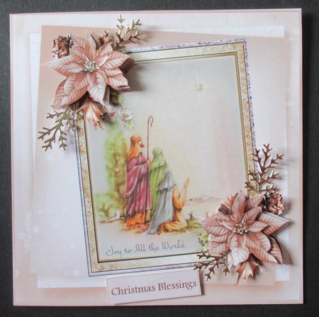 They Followed a Star 7x7 Card with Decoupage by Davina Rundle