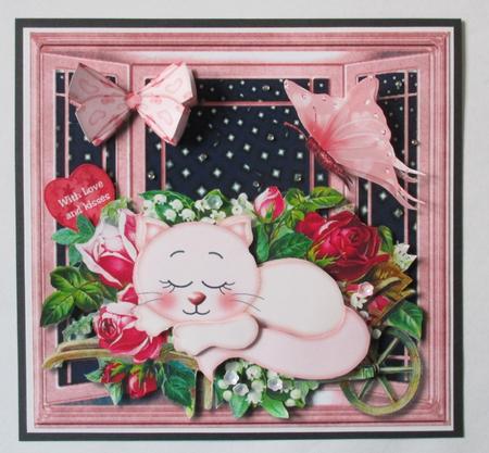 Sleeping Belle Birthday Girl Cute Card by Davina Rundle