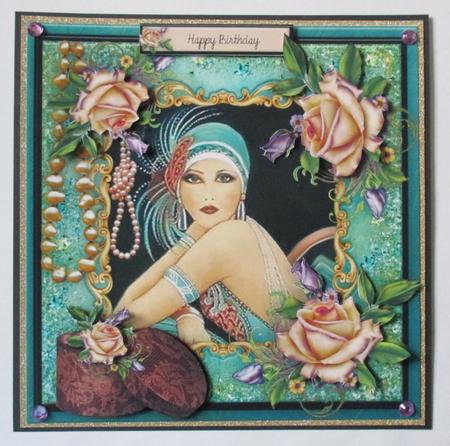 Stunning Flapper Lady by Davina Rundle