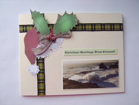 Holly Card Toppers by Davina Rundle