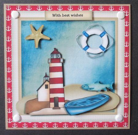 Male Card Lighthouse by Davina Rundle