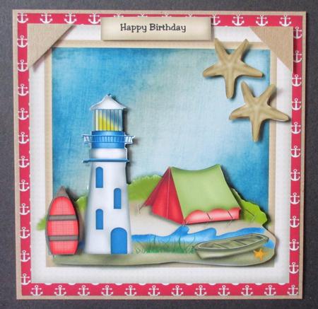 Male Card Lighthouse 2 by Davina Rundle
