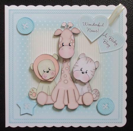 Baby Animals Mini Kit - 1st Birthday/new Baby by Davina Rundle