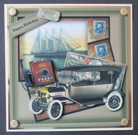 Male Car Vintage Ford by Davina Rundle