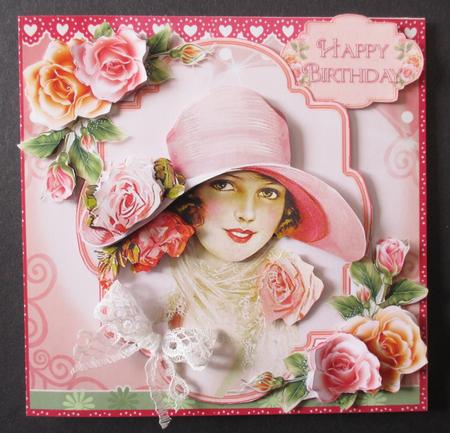 Victorian Lady and Roses Mini Kit by Davina Rundle