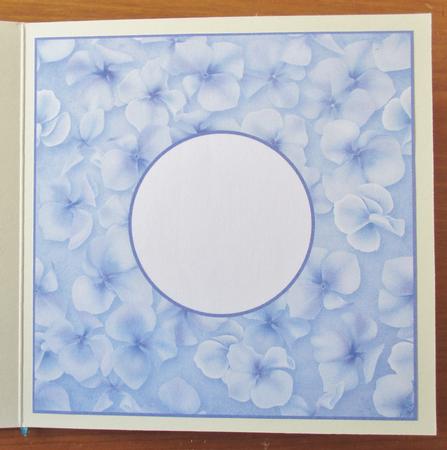 Hydrangea Flowers Lilac Insert 8x8 by Davina Rundle