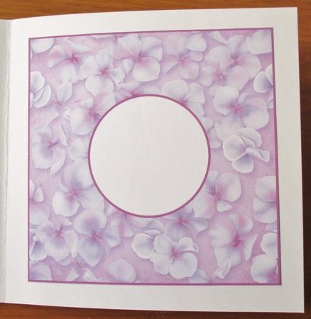 Hydrangea Flowers Pink Insert 8x8 by Davina Rundle