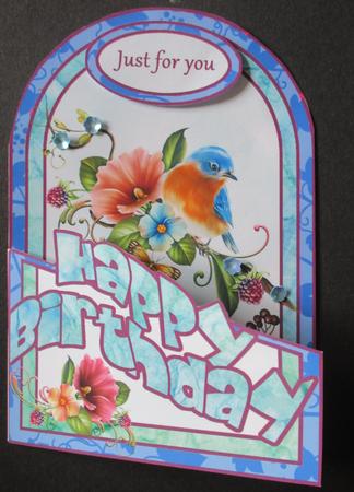 Little Bird Cutaway Card by Davina Rundle
