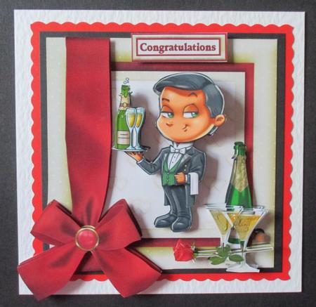 8x8 Anniversary Congratulations Valet Mini Kit by Davina Rundle