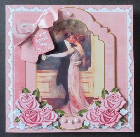 Dancing Couple Special Day 6in Floral Step by Step by Davina Rundle