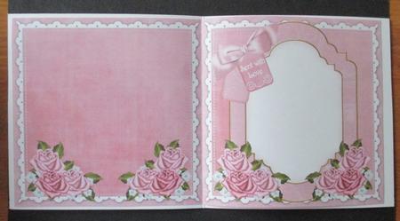 Dancing Couple Sent with Love to Fit 6in Folded Insert by Davina Rundle