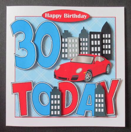 'any Age' with Red Porsche Card Kit by Davina Rundle