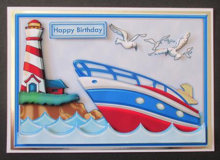 Life on the Ocean Waves Topper & Decoupage by Davina Rundle
