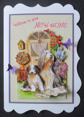 Welcome to Your New Home - Card Front/topper by Davina Rundle