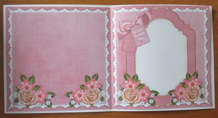 Blossom Church Wedding Day to Fit 6in Folded Insert by Davina Rundle