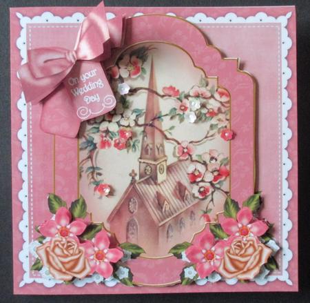 Blossom Church Wedding Day 6in Floral Step by Step by Davina Rundle