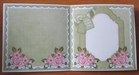 Wedding Bell Wedding Day to Fit 6in Folded Insert by Davina Rundle