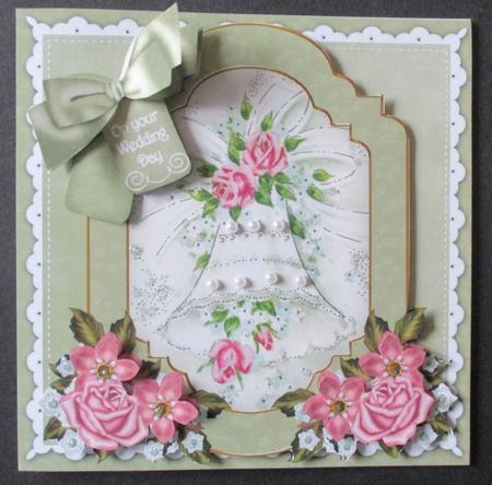 Wedding Bell Wedding Day 6in Floral Step by Step by Davina Rundle