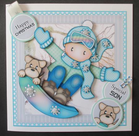 Andy on Snowboard Mini Kit by Davina Rundle