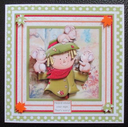 Let's Stuff Him Another Corny Card Humorous Mini Kit by Davina Rundle