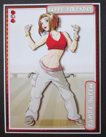 Fitness Dancer Dudess Brown Hair by Davina Rundle