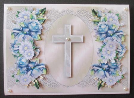 Elegant Roses& Lace Sympathy by Davina Rundle