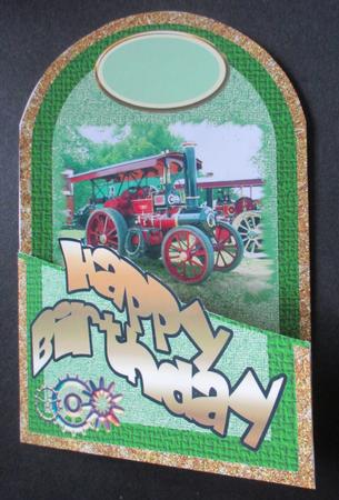 Traction Engine Cutaway (dad) by Davina Rundle