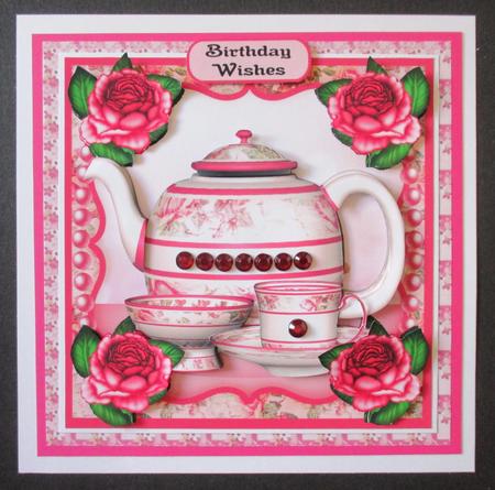 Time for Tea, Birthday Mini Card Kit with Box by Davina Rundle