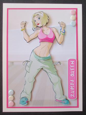 Fitness Dancer Dudess Blonde Hair by Davina Rundle