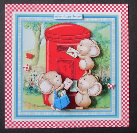 Post Mice 8x8 Decoupage Mini Kit Various Occasions by Davina Rundle