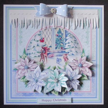 Winter Woodland Pals Christmas 8x8 Decoupage Mini Kit by Davina Rundle