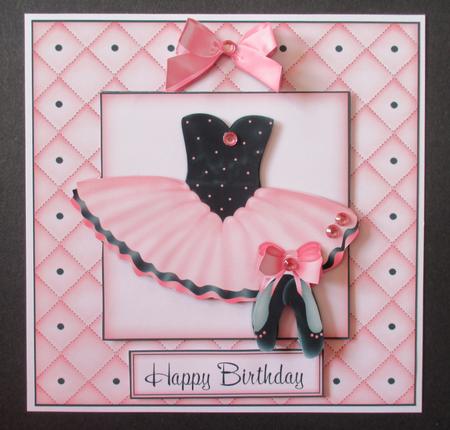 Love to Dance - Decoupage Card by Davina Rundle