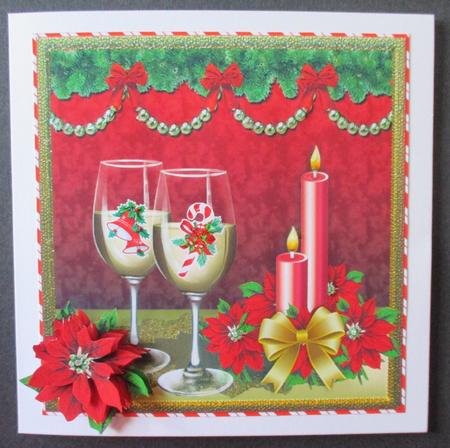 Drinks for Two on Christmas Eve. by Davina Rundle
