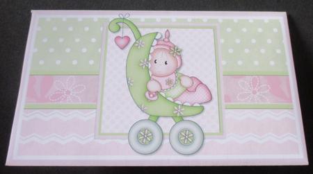 Baby Girl Buggy Money Wallet by Davina Rundle