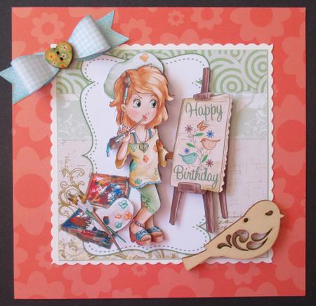 8x8 Painting a Birthday Picture Mini Kit by Davina Rundle