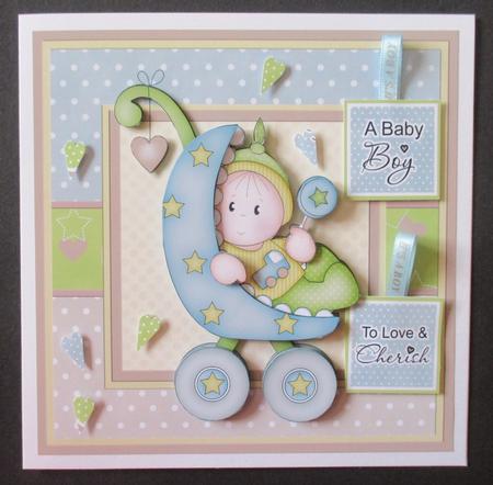 Baby Boy Buggy Mini Kit by Davina Rundle