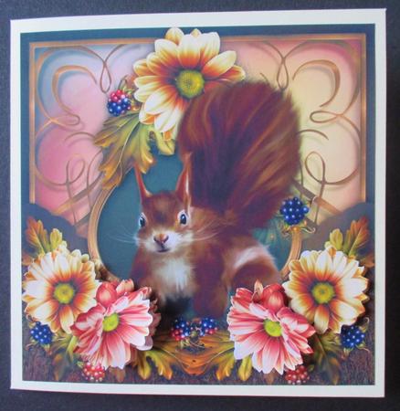 Autumn Squirrel by Davina Rundle