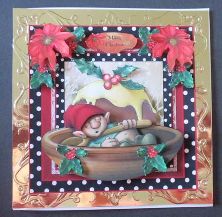 No Room for Pud! Card Front Kit by Davina Rundle