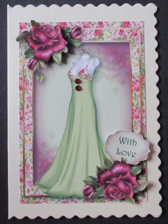 Beautiful Dress & Blackberry Roses by Davina Rundle