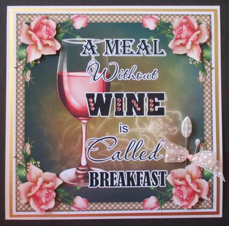 A Meal Without Wine Mini Kit by Davina Rundle