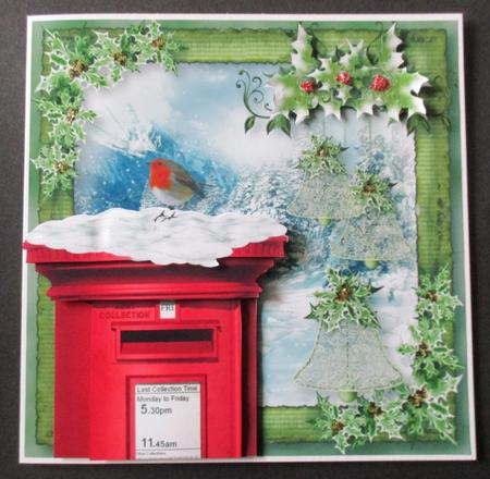 The Winter Robin Post Box by Davina Rundle