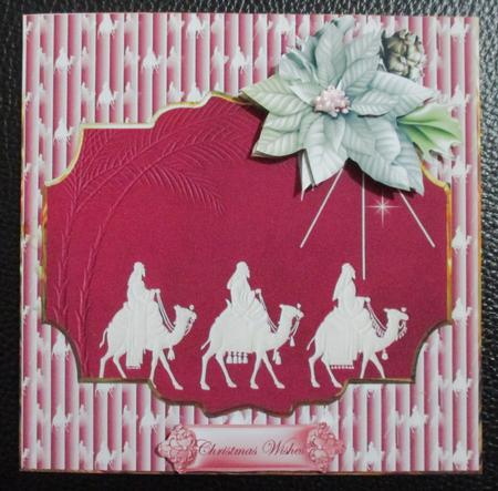 Three Kings Follow a Star 7x7 Card and Decoupage by Davina Rundle