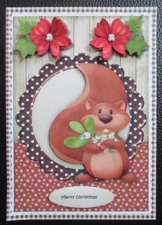Christmas Squirrel by Davina Rundle