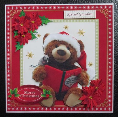 Cute Christmas Hymns Bear by Davina Rundle