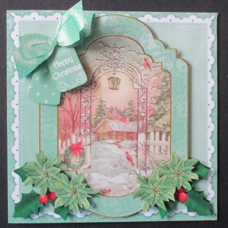 Winter Garden Happy Christmas 6in Christmas Step by Step by Davina Rundle