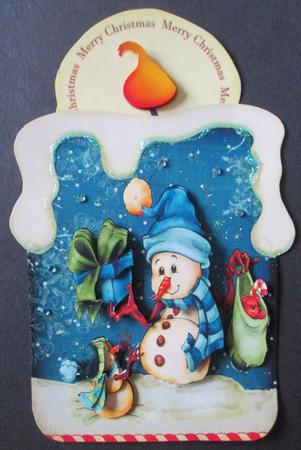 Candle Shape Card Presents Are for Everyone 683 by Davina Rundle