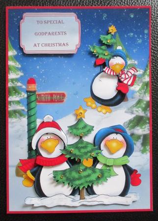 Penguin Family Greetings by Davina Rundle