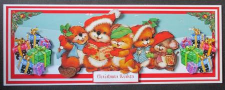 D.l the Chickmonks Christmas Carrolers by Davina Rundle