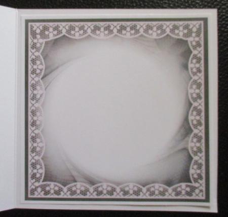 Insert in Lace Frame by Davina Rundle